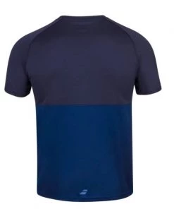 Babolat Play Crew Neck Tee (Blue)