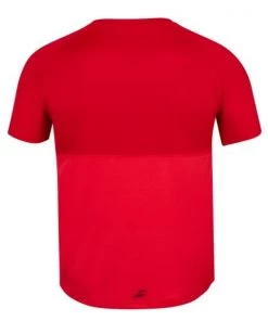 Babolat Play Crew Neck Tee (Red)