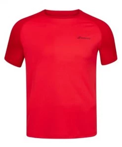Babolat Play Crew Neck Tee (Red)