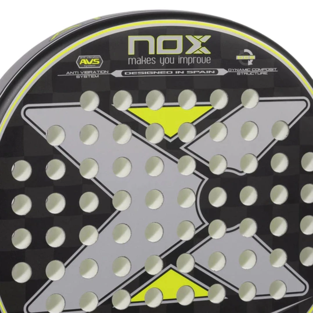 Nox AT10 Genius Junior Padel Racket 2022 By Augustin Tapia 2 Nox AT10 Genius Junior Padel Racket 2022 By Augustin Tapia