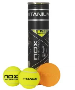Nox Pro Titanium Padel Balls (4 Pcs)
