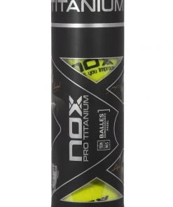 Nox Pro Titanium Padel Balls (4 Pcs)