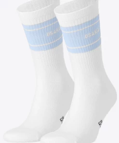 Osaka Socks 2-pack (White/Blue)