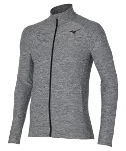 Mizuno Training Jacket (Mens, Grey/Black)