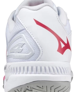 Mizuno Exceed Tour 4 AC Women (White/Red) Padel Shoes 9 Mizuno Exceed Tour 4 AC Women (White/Red) Padel Shoes