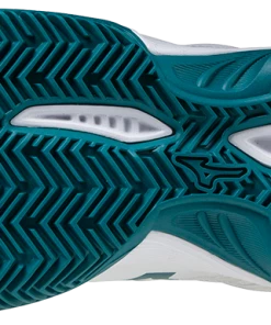 Mizuno Breakshot 3 CC (Unisex, White/turquoise) Padel Shoes