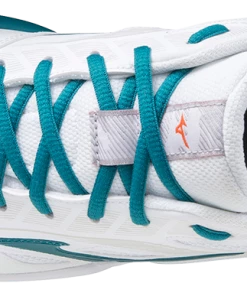 Mizuno Breakshot 3 CC (Unisex, White/turquoise) Padel Shoes 7 Mizuno Breakshot 3 CC (Unisex, White/turquoise) Padel Shoes