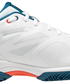 Mizuno Exceed Light CC Padel Shoe (Mens, White/orange)