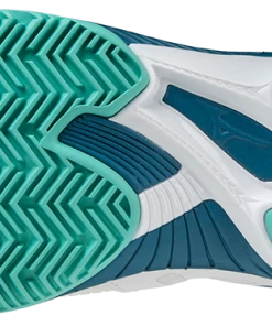 Mizuno Wave Exceed Tour 5 CC (Womens, White/Turquoise)