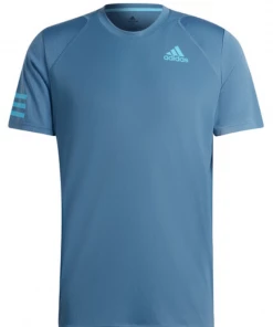 Adidas Club 3-Stripe Tee (Blue)