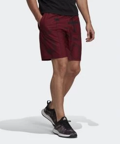 Adidas Club 3-Stripe Shorts (Dark Red)