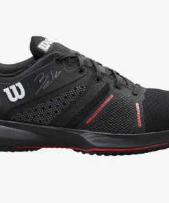 Wilson Bela Pro Padel Shoe (Unisex, Black/Red)