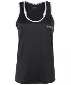 Nox Women's Top (Silver With White Logo)