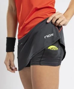 Nox Skirt (Silver With White Logo)