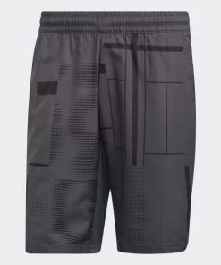 Adidas Club 3-Stripe Shorts (Dark Grey)