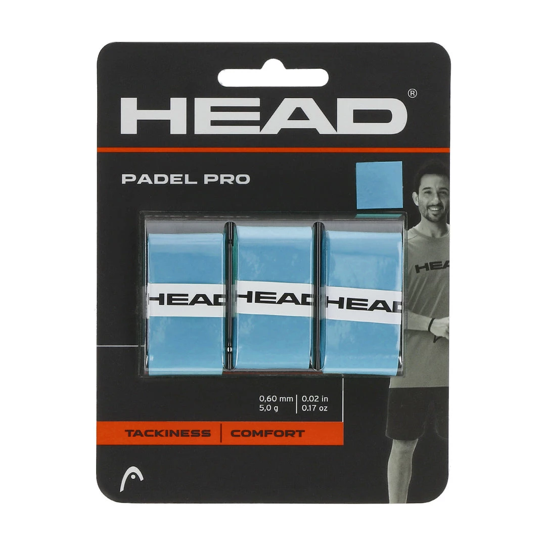 Head Padel Pro Overgrip (3-Pack, Blue) 1 Head Padel Pro Overgrip (3-Pack, Blue)