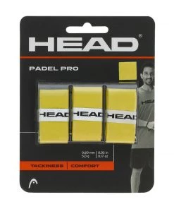 Head Padel Pro Overgrip (3-Pack, Yellow)