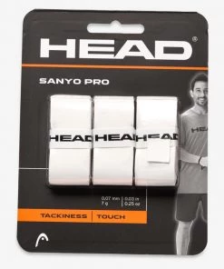 Head Sanyo Pro Overgrip (White 3 Pcs)