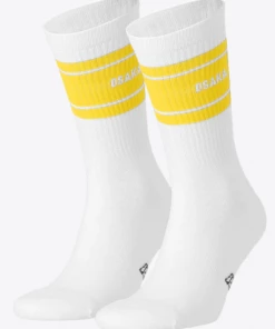 Osaka Socks 2-pack (White/Yellow)