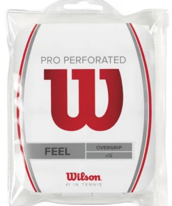 Wilson Pro Overgrip Perforated (12-pack, White)