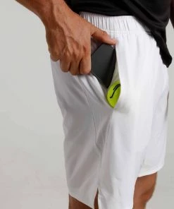 RS Padel Men's Performance Shorts (White)