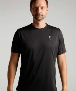 RS Padel Men's Performance Tee (Black)