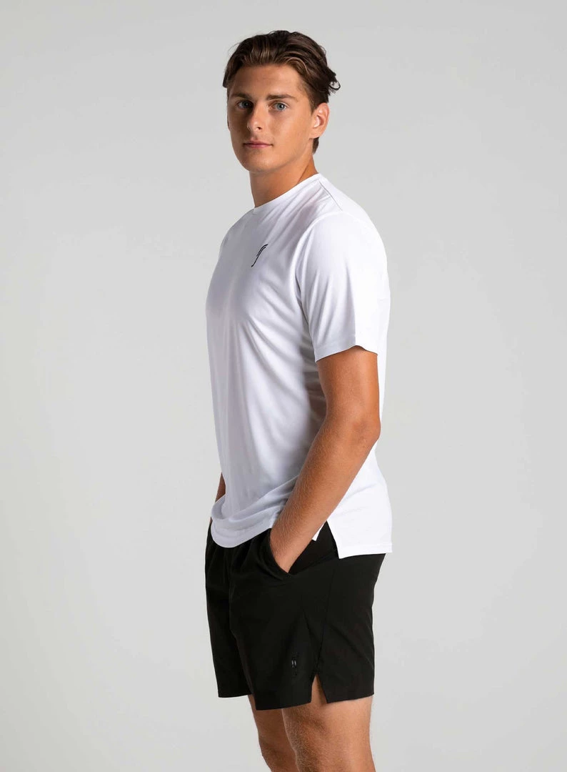 RS Padel Men's Performance Tee (White) 1 RS Padel Men's Performance Tee (White)