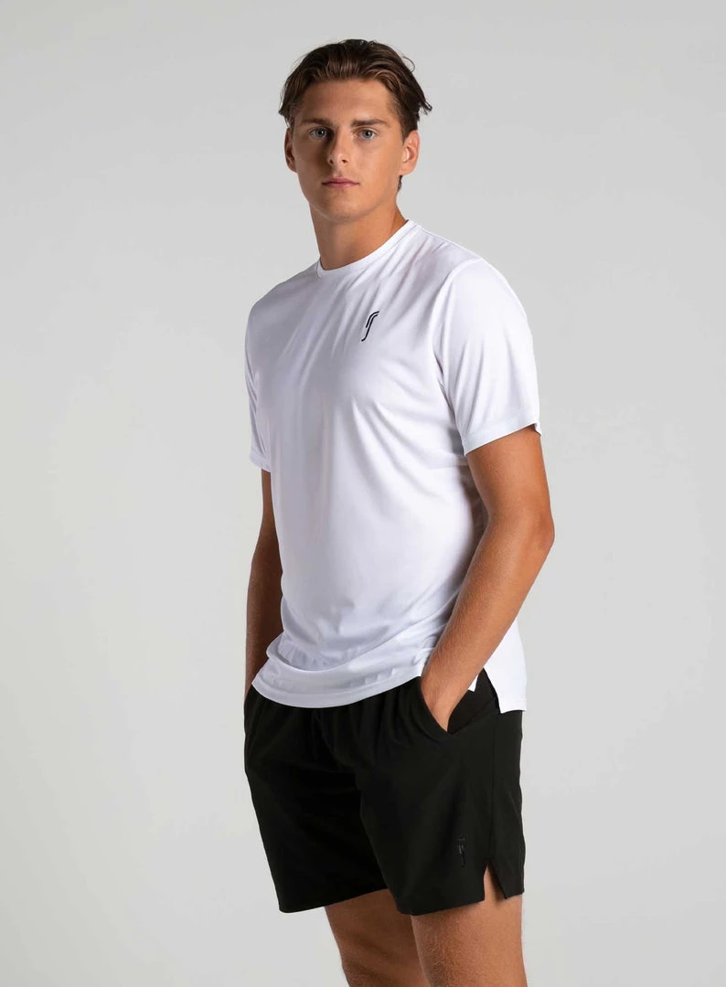 RS Padel Men's Performance Tee (White) 3 RS Padel Men's Performance Tee (White)
