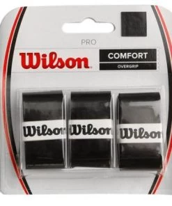 Wilson Pro Overgrip (3-pack, Black)