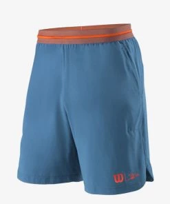 Wilson Bela Power 8" Shorts II (Mens, Bue Coral)