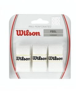 Wilson Pro Overgrip Perforated (3-pack, (White)