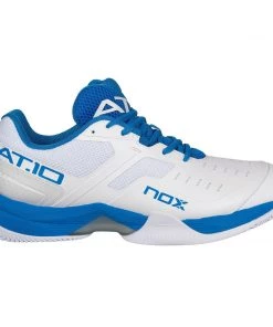 Nox AT10 Padel Shoe (White/Sea Navy)